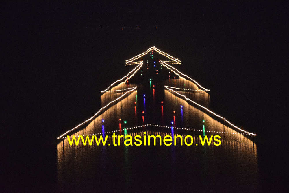 Albero di Natale a Castiglione del Lago