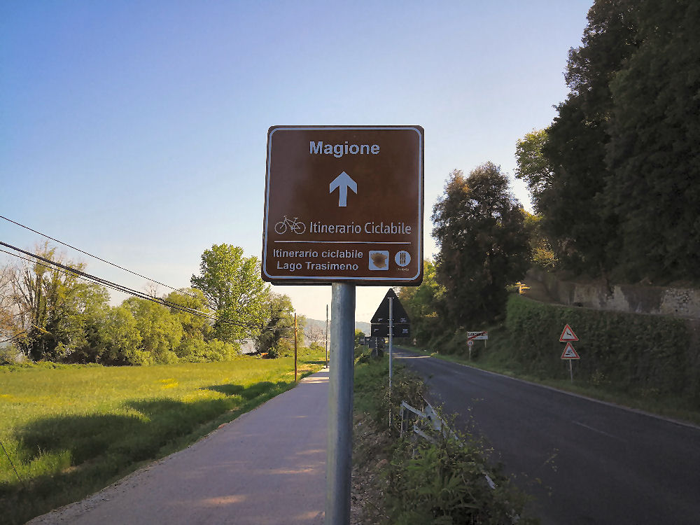 Pista ciclabile a Santarcangelo