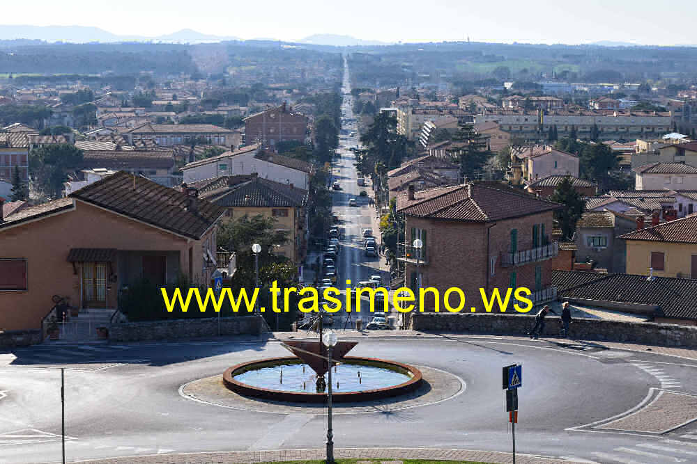 La Valdichiana vista da Castiglione del Lago