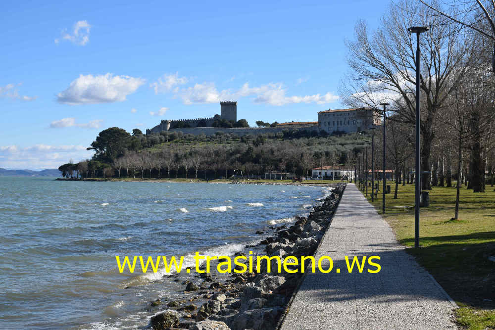 Il lungo lago di Castiglione del Lago