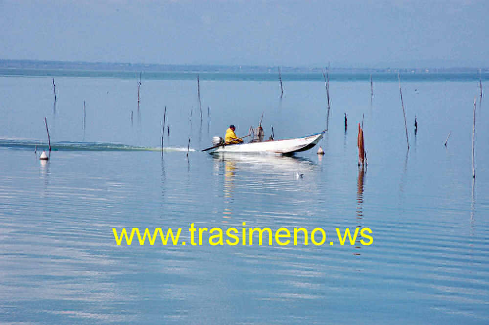 San Feliciano pesca sul Lago Trasimeno